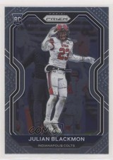 2020 Panini Prizm Rookie Julian Blackmon #330 h5s