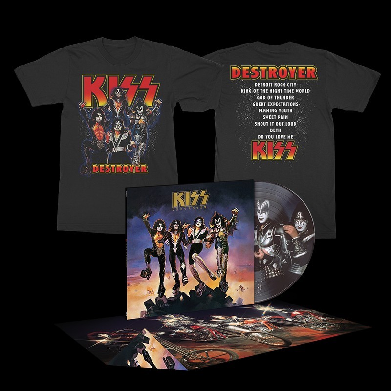 KISS Destroyer 50th Anniversary Deluxe Picture Disc Vinyl Poster