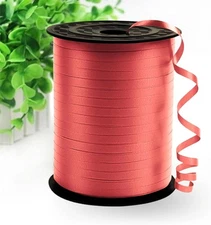 500 Yards Plastic Red Curling Ribbon for Gift Wrapping – 3/16 Inch 