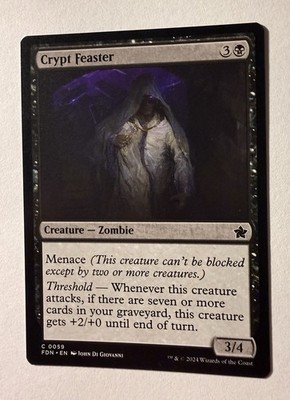 x1 Crypt Feaster FDN Foundations MTG 59 COMMON M/NM 1x