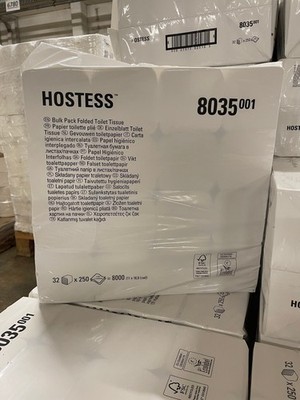 Toilettenpapier Einzelblatt Hostess 8035
