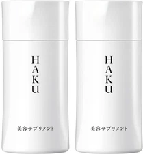 2x Shiseido HAKU Beauty Supplement 90pcs  Japanese Skin Health & Lutein Support