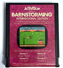 BARNSTORMING *ATARI 2600 + 7800* RARE CART ONLY *GREAT CONDITION*