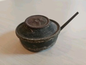 Antique  American Can Gun Powder Empty Tin