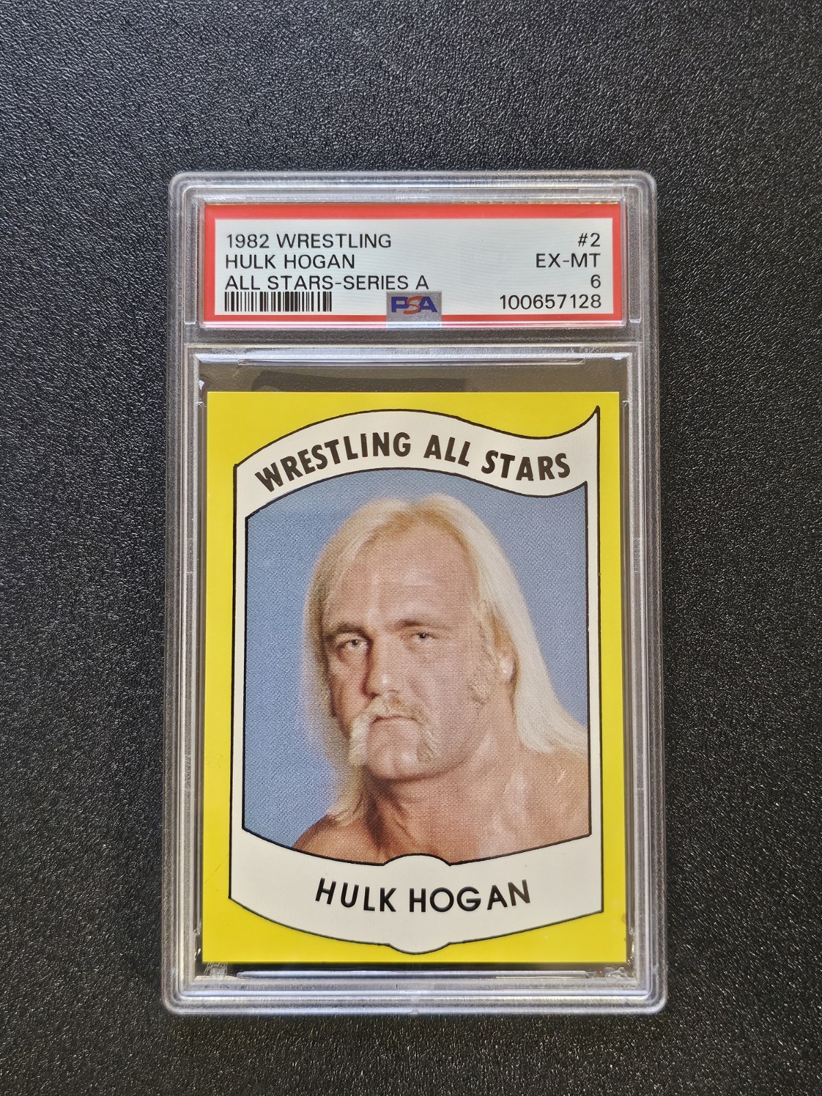 1982 WRESTLING ALL-STARS SERIES A #2 HULK HOGAN PSA 6