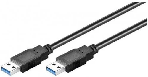 Cable USB 3.0 SuperSpeed Noir 50cm USB Male Type A vers USB Male Type A