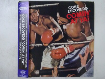 Coke Escovedo Comin' At Ya! Cisco International AISLE-1002 Japan  VINYL LP OBI