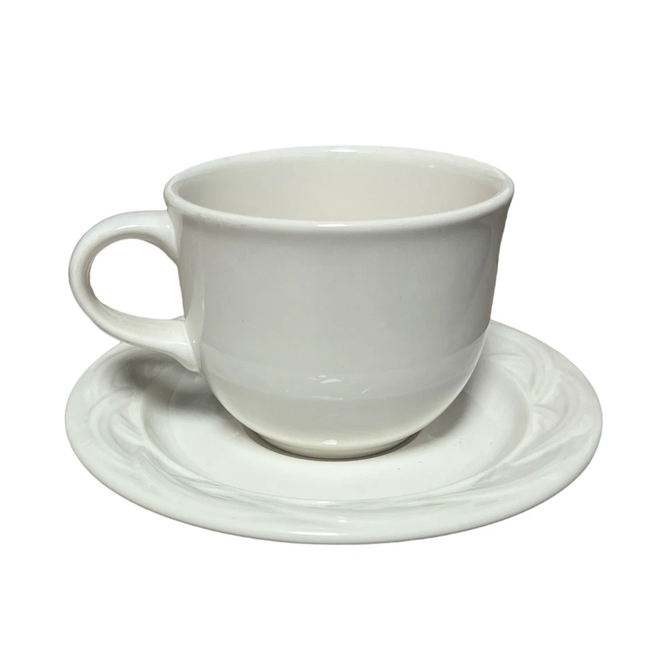 Elegant Pfaltzgraff White Acadia Dining Collection with Choice Options - Image 2 of 4