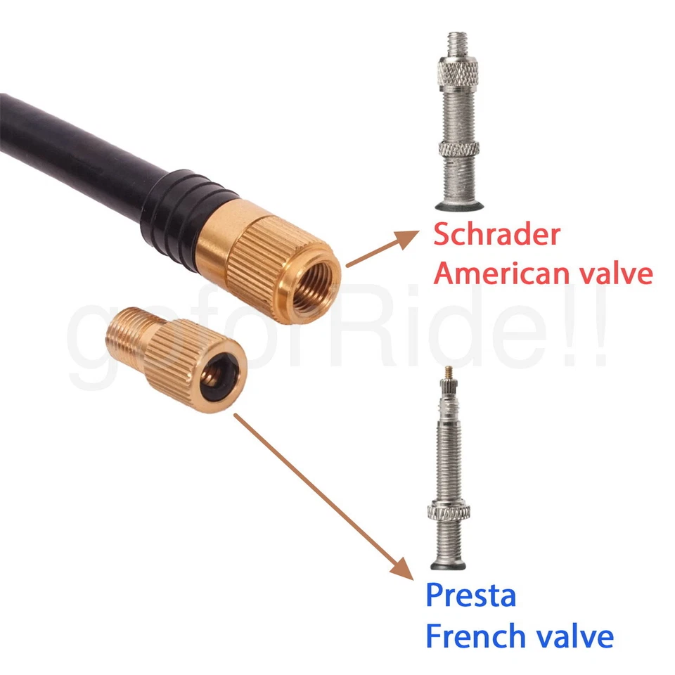 Bomba de bicicleta de alta presión BETO 300 psi amortiguador 2 en 1, bombas de 2 etapas bicicleta ciclismo Foto 3 de 4