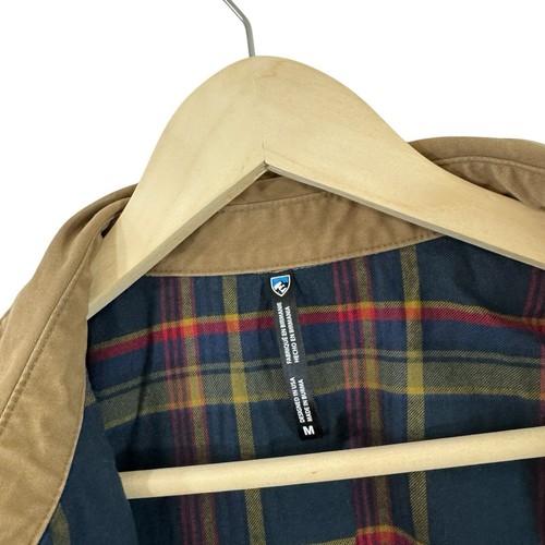Kuhl Medium Generatr Flannel Lined Jacket Brown Lightweight Snap Womens READ - Picture 3 of 18