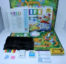 Vintage 2000 Milton Bradley The Game of Life Board Game 100% COMPLETE!