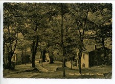 1957 Casa Forlai Centro TIMBRO Bologna DEST. Savona FG B/N VG ANIMATA