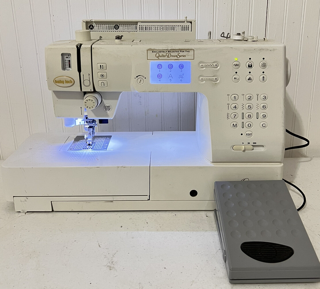 BABY LOCK BLQ2 Computerized Sewing Machine with Foot Switch Details As