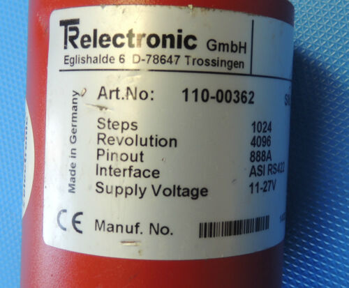 TR-Electronic Drehgeber Absolute Encoder 110-00362 *mit Rechnung* - Picture 2 of 2