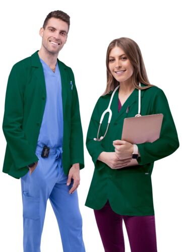 Adar Universal 31" Mens Comfort Classic Uniform Consultation Lab Coat - Picture 7 of 9