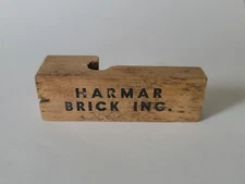 Vintage Harmar Brick Inc Brick Block Wood Spacer Tool