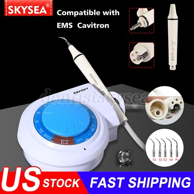 Dental Ultrasonic Piezo Scaler Unit For EMS WOODPECKER + 1Pc Handpiece H6EMS