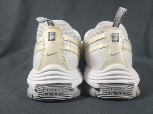 NIKE REAX OG White Zebra/Pearl Running Training Sneakers Shoes Women’s Size 11 - Picture 2 of 12