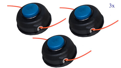 3x Fadenspule Mähkopf Verstärkter Fadenkopf M10 X1.25 Freischneider Blau FTC22