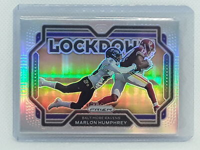 Marlon Humphrey 2021 Prizm Football Lockdown! Silver #16 - Baltimore Ravens