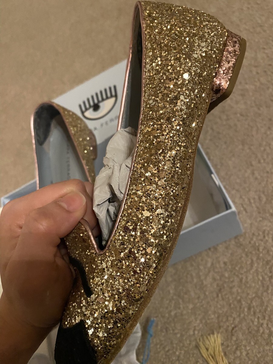 CHIARA FERRAGNI - Flirting Eye グリッターフラットシューズ s-l400.jpg