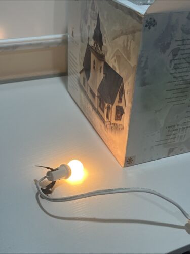Department 56 Seasons Bay - Chapel on the Hill Original Box w/Light Cord NICE! - Picture 8 of 14