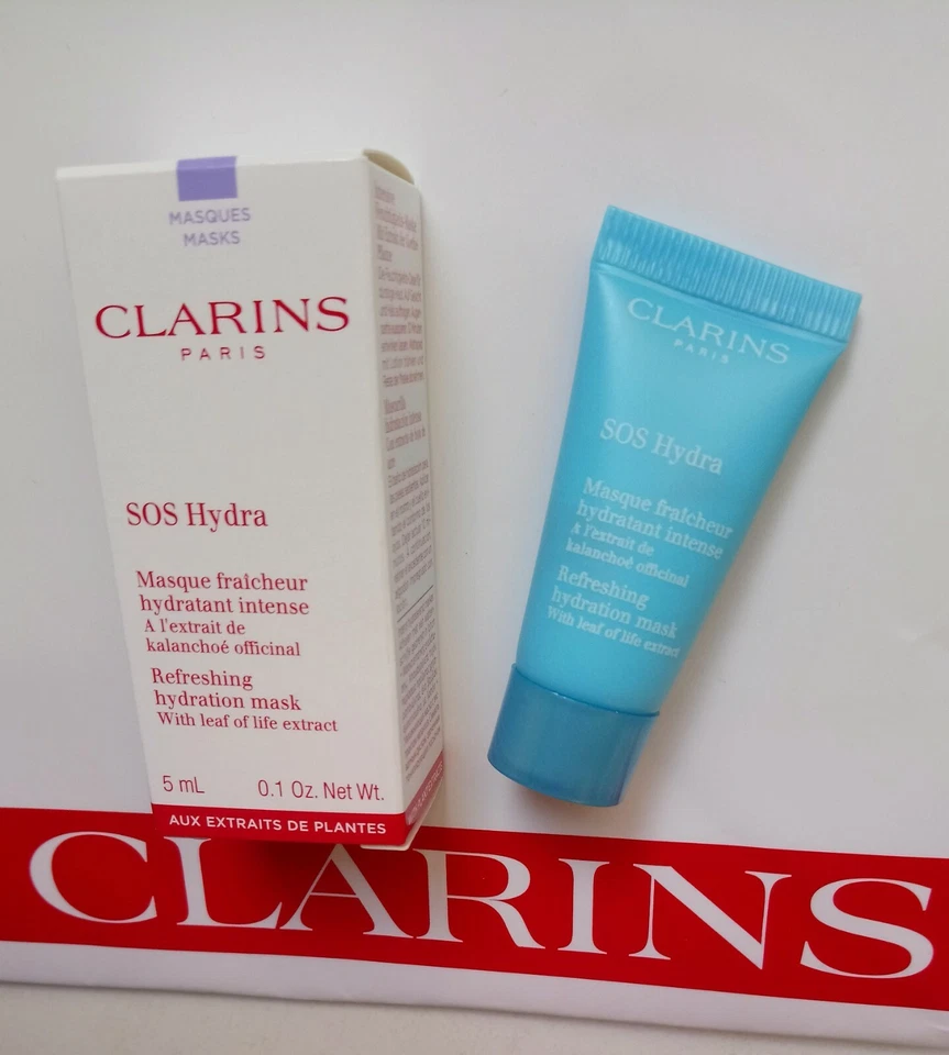 CLARINS SOS Hydra Refreshing Hydration Mask 5ml x 5 = 25ml - Image 3 of 4