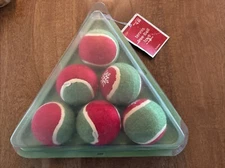 2008 Target Christmas Dog Toy Tennis Tree Ball Holiday Seasons NEVER OPEN