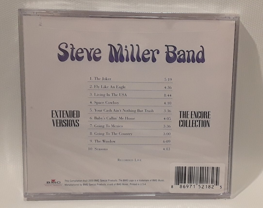 Extended Versions by Steve Miller Band (CD, 2008) Encore