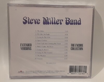 Extended Versions by Steve Miller Band (CD, 2008) Encore