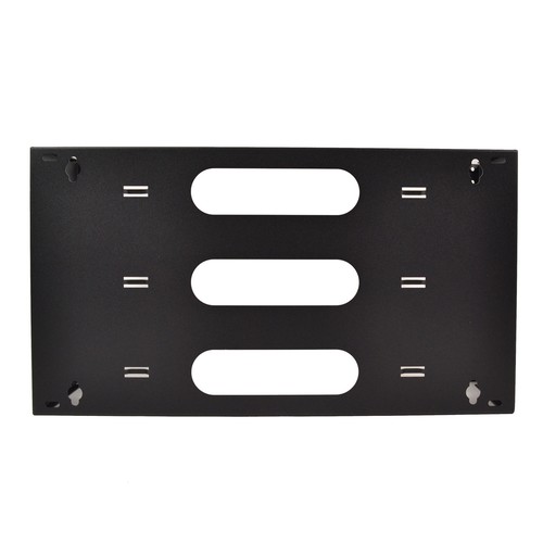6U 19 Zoll aufklappbare Stahl Wandhalterung 19" ausschwenkbares Patchpanel 6" Tiefe - Bild 5 von 6