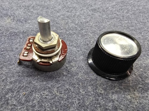 Heathkit SP-17A High Voltage Power Supply Parts: C- Volts Potentiometer w/Knob - Zdjęcie 12 z 12