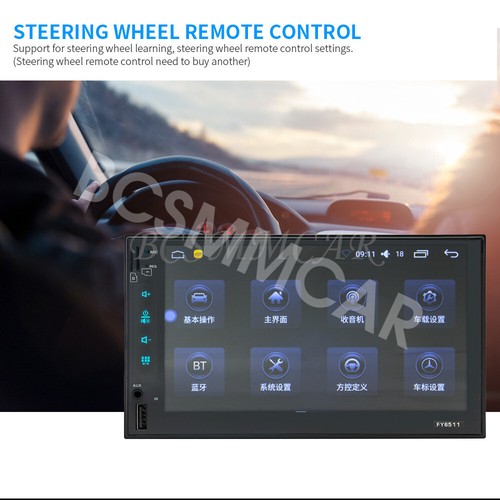 7in Double 2 DIN Car Stereo Touch Screen MP5 Player Radio Bluetooth GPS Nav WIFI - Picture 19 of 24