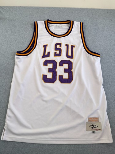True School Authentics LSU Shaquille O'Neal 33 Basketball Jersey White Men's 56