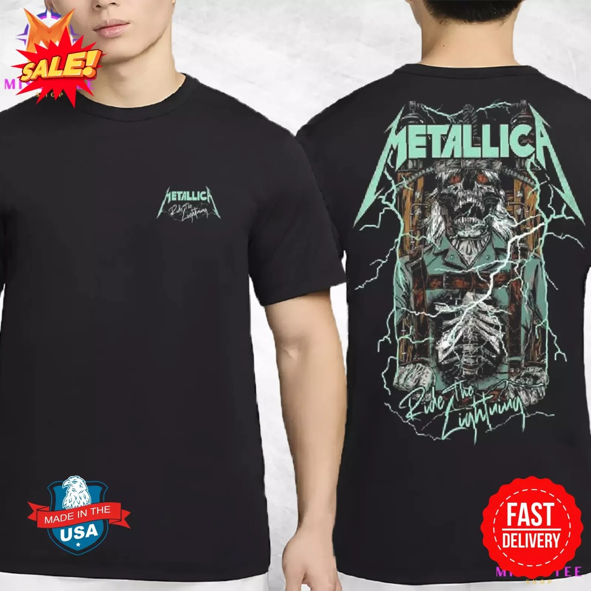 90s LLICA RIDE THE LIGHTNING バンドTシャツ 90s LLICA RIDE THE LIGHTNING バンドTシャツ Metallica T-Shirt