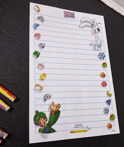 Vintage Trix & Lucky Charms Cereal Pencils and Note Pad Paper - Picture 8 of 12
