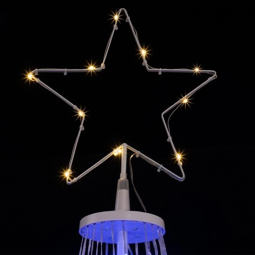 Albero Natale Luminoso 220 cm con 324 LED RGB App Smart Control Luci per Esterno - Foto 3 di 5