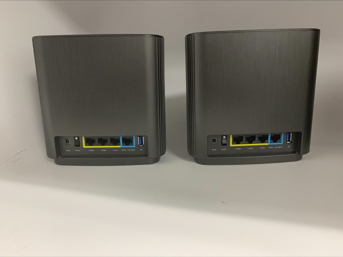 ASUS ZenWiFi XT8 Tri-Band Mesh Wi-Fi 6 System - Charcoal (Set of 2