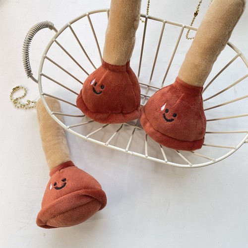 Toilet Stopper Plush Doll Keychain Toilet Plunger Keyring Pendant Backpack Gi CR - Picture 4 of 12