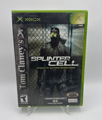#ad Tom Clancy#x27;s Splinter Cell Microsoft Xbox 2002 Complete Tested Working CIB $14.99
