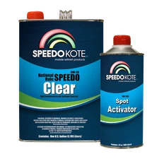 Extremely Fast Dry Clear Coat, 4:1 mix Spot Clearcoat Gallon Kit, SMR-110/150