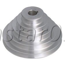Five Step Belt Pulley Hole Dia 22mm for A-type V-belts and Synchronous Belts