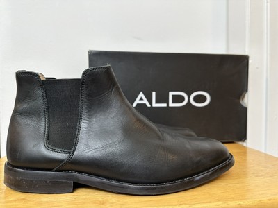 Aldo Vianello Chelsea Boots Black Leather Men display picture 1