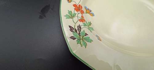 Piatti a forma di calendula principessa Alfred Meakin X 3 S/M/L 36,5 cm Art Déco vintage - Foto 14 di 19