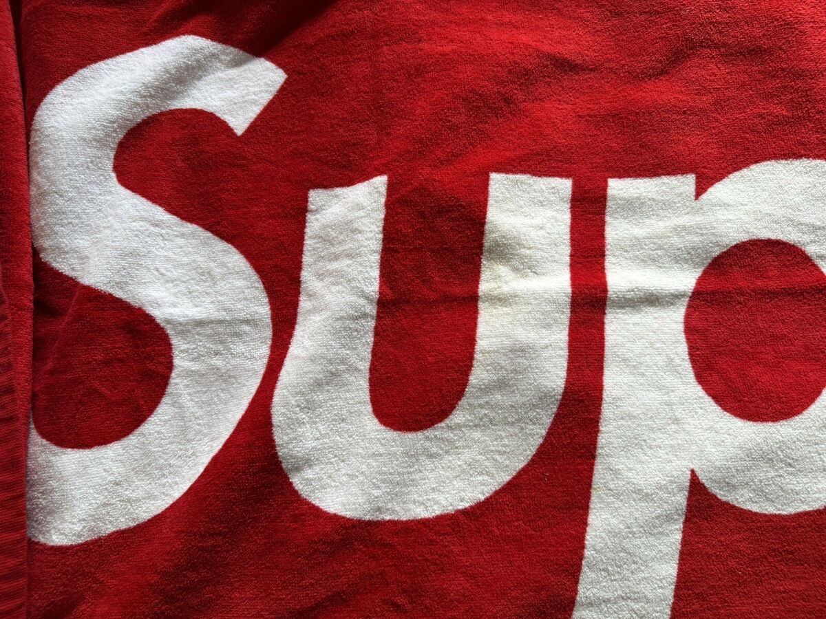 SUPREME CLASSIC LOGO BEACH TOWEL SS12 | eBay SUPREME CLASSIC LOGO BEACH TOWEL SS12 | eBay