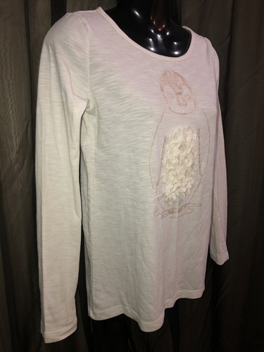 CHEROKEE GIRLS WHITE PENGUIN KNIT TOP Size 14/16 - Picture 2 of 7