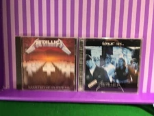 RARE  METALLICA LOT  2 PCS  8X10 PROMOS 2 CDS  MASTER OF PUPPETS  SHIPS FREE