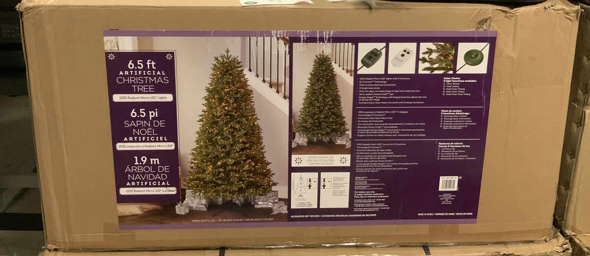 Big Lots Flocked LED Dual Color Prelit Tree Ft LED Lights, 47 OFF
