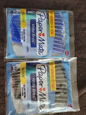 Paper Mate Ballpoint Pens Black And Blue 22 Pens 