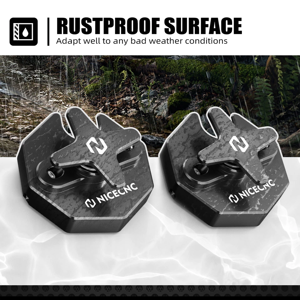 Perilla de ajuste de horquillas delanteras CNC para Yamaha YZ125 YZ250 WR250F WR450F 2015-2023 Foto 4 de 4